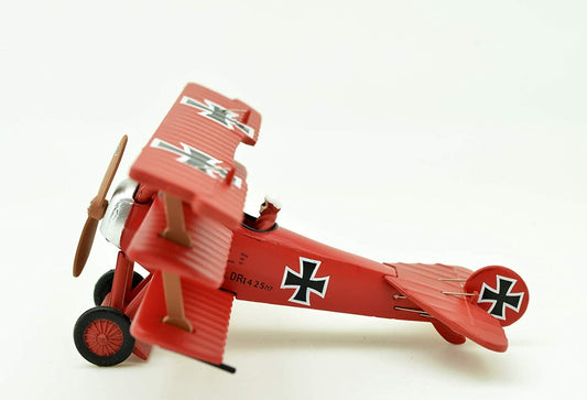1:72 Fokker Dr.I Triplane Fighter Metal Airplane Model,Luftstreitkrafte WWI