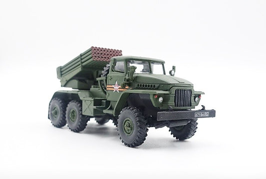 1:72 Russian BM-21 Hail Rocket Launcher In 2015 Military Parade Model Collection