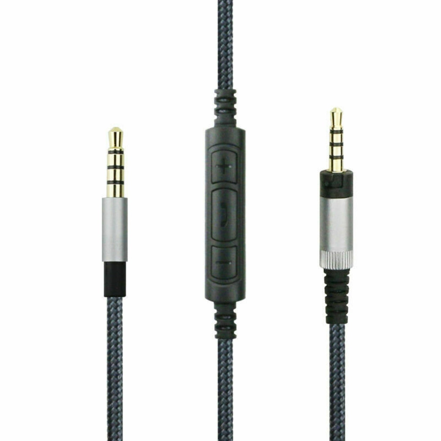 1.2m/1.5m Cable with Mic Volume Control Aux Cord For Sennheiser Momentum