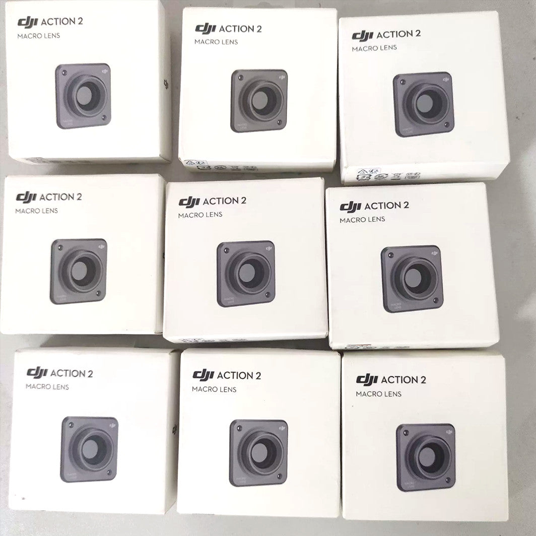Original DJI Action 2 Macro Lens – Snap-On Close-Up, Optical Glass, Multi-Coated