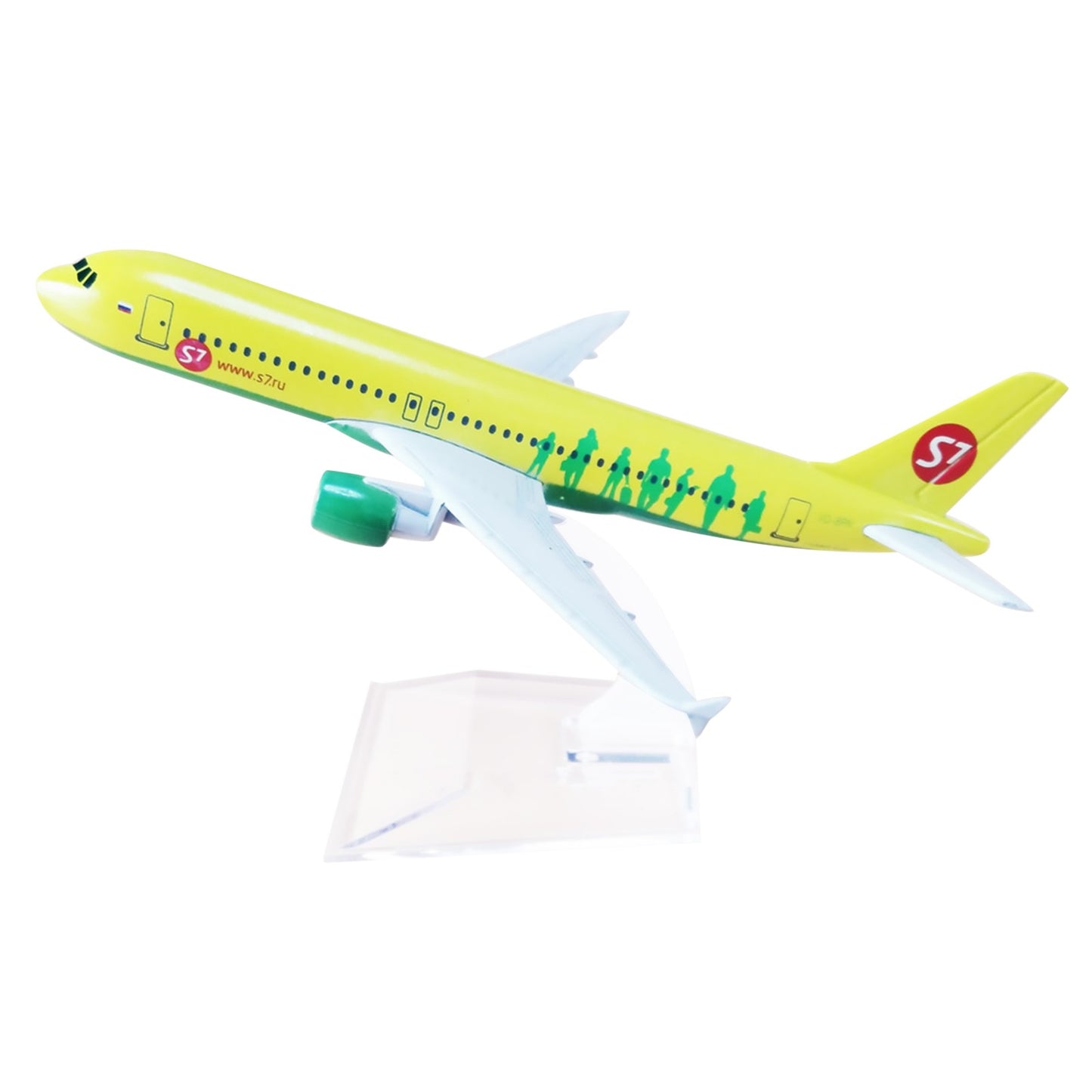 1/400 16cm Russia Air Siberia S7 A320 Airplane Model Diecast Aircraft Display B