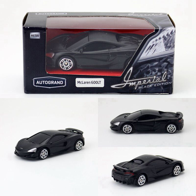 1:64 McLaren 600LT Model Car Diecast Toy Cars Metal Vehicle Boys Matte Black