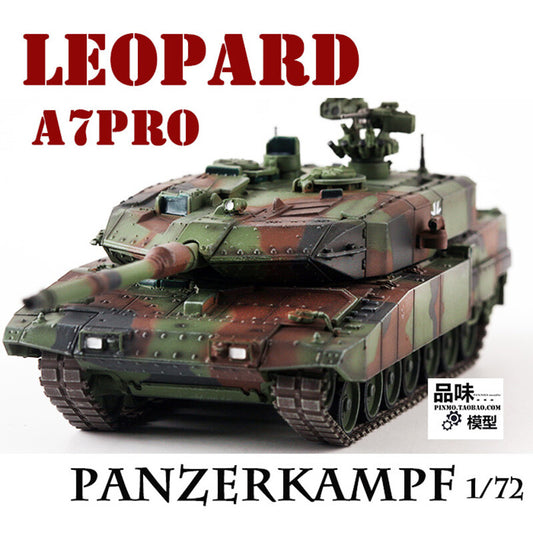 1/72 German Army Leopard 2A7Pro Tank Model Nato Tricolor Camouflage