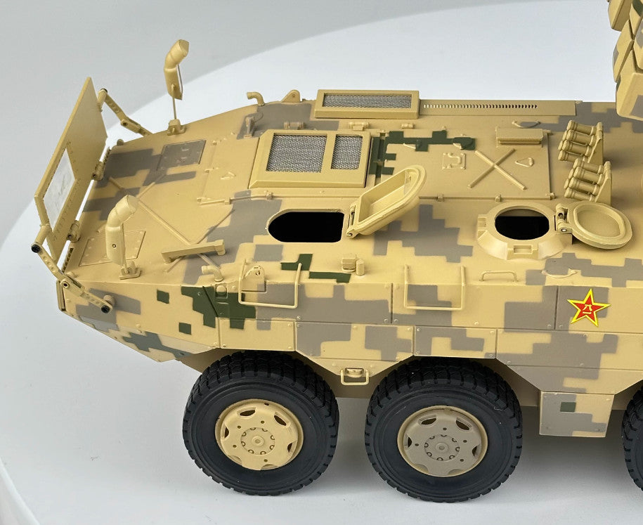 1:26 38CM Red Arrow-10 Air Defense Missile Launcher Truck Diecast Military Model