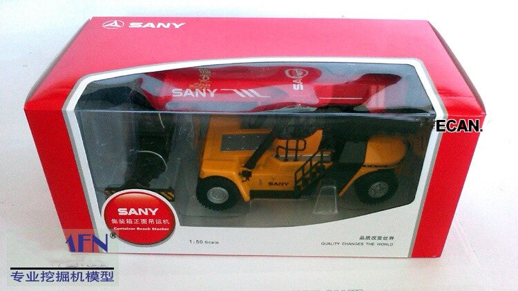 1:50 SANY Container Reach Stacker Construction Machine Equipment Diecast Model