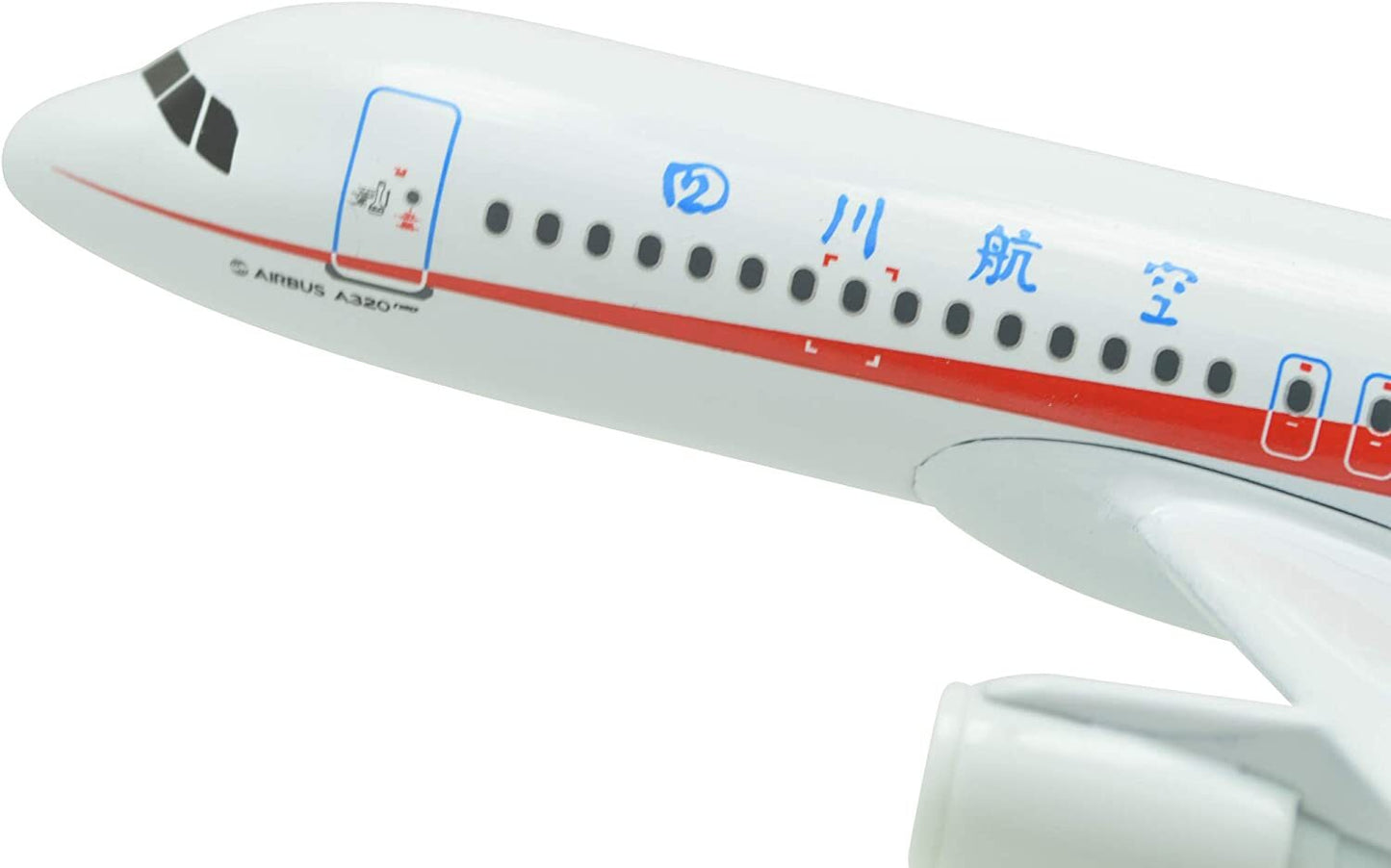 1:400 20cm Airbus A320 China Sichuan Airlines Metal Airplane Model Plane Toy
