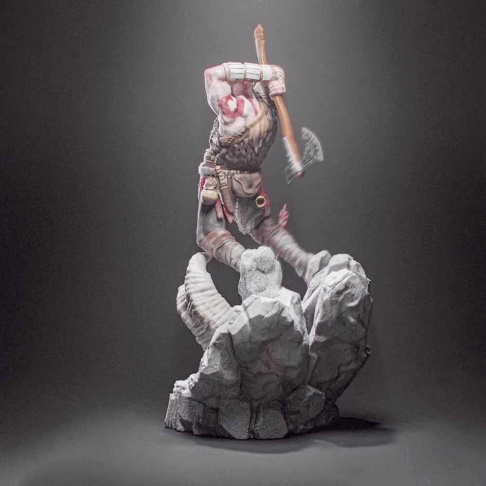1/24 resin figure model kit Kratos God of War 3D printing Unassembled Unpainted