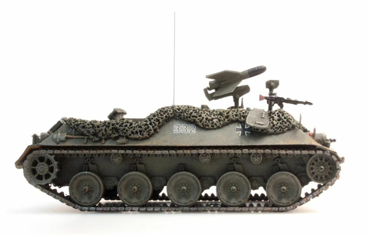 ARTITEC BRD rocket JagdPanzer 2 battle clear yellow olive BW 1/87 FINISHED MODEL