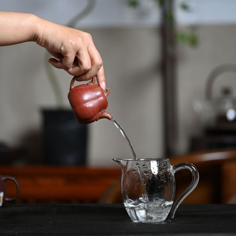 3.4oz Handmade Tea Pot Real Yixing Zisha Master Pot Bionic-style Miniature China