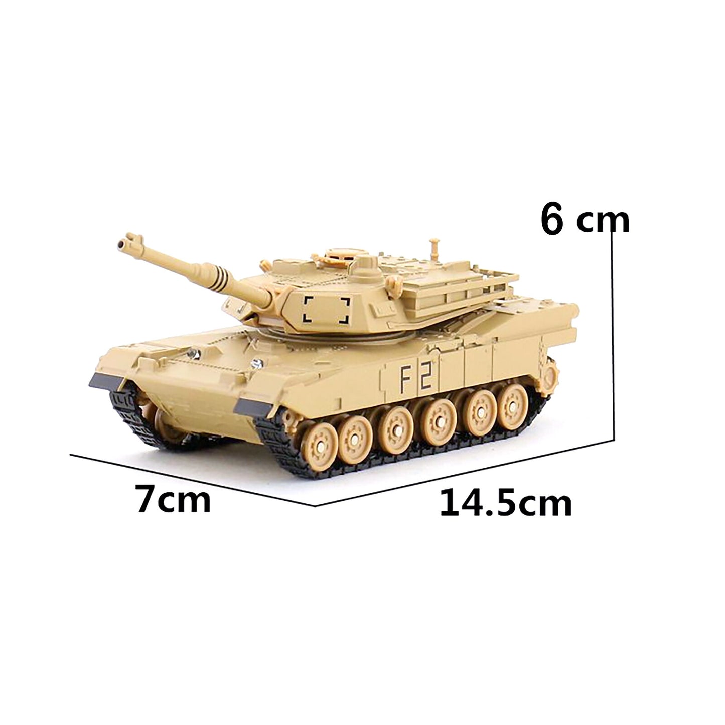 Alloy US Main Battle M1A2 Abrams Tusk 1/48 Abs Tank Pre-Built Model Collection