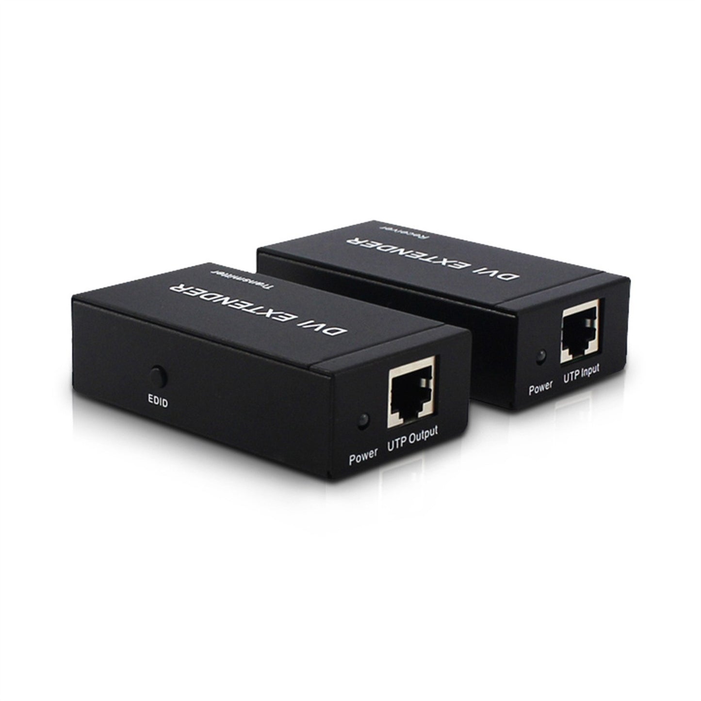 1080P 3D DVI Extender Transmitter&Receiver Via Rj45 Cat5e Cat6 Cable 60m To HDMI