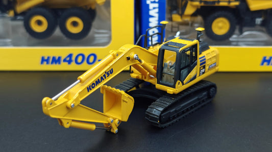 1:87 PC210LCi-10 Excavator Contruction Machine Equipment Diecast Metal Model