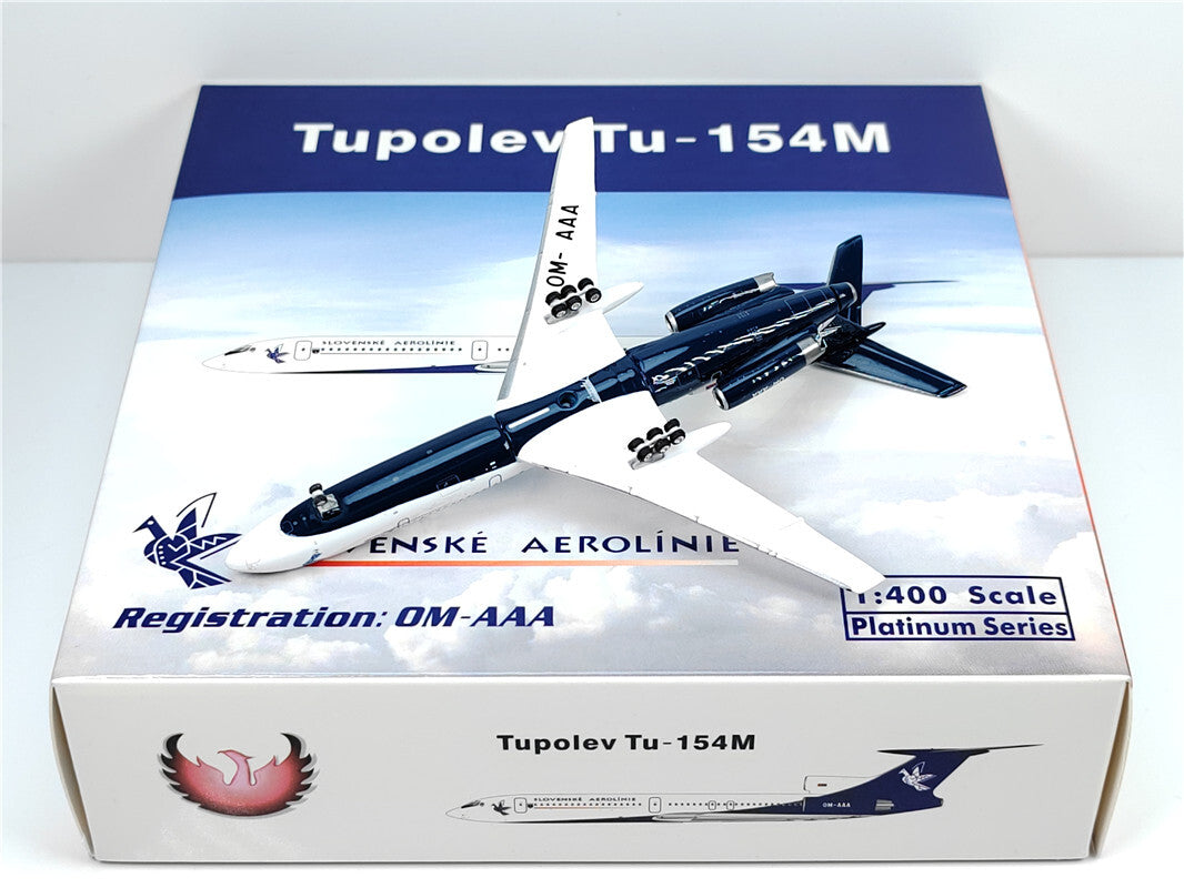 1:400 Phoenix SLOVENSKE AEROLINIE TupolevTU-154M Airplane Diecast Aircraft Model
