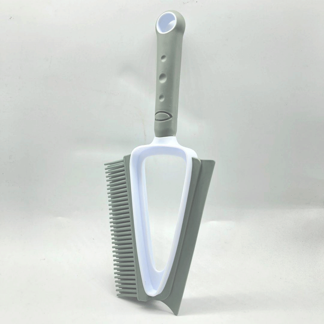 Adhesive brush pet hair cleaning scraper dust removal soft fur wear-resistant