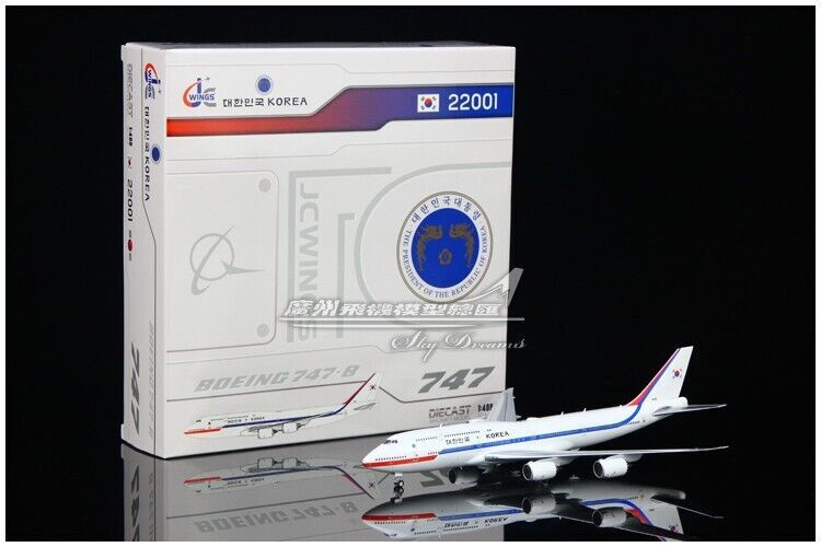 1:400 JC Wings KOREA BOEING 747-8 Airplane Diecast Aircraft Plane Model