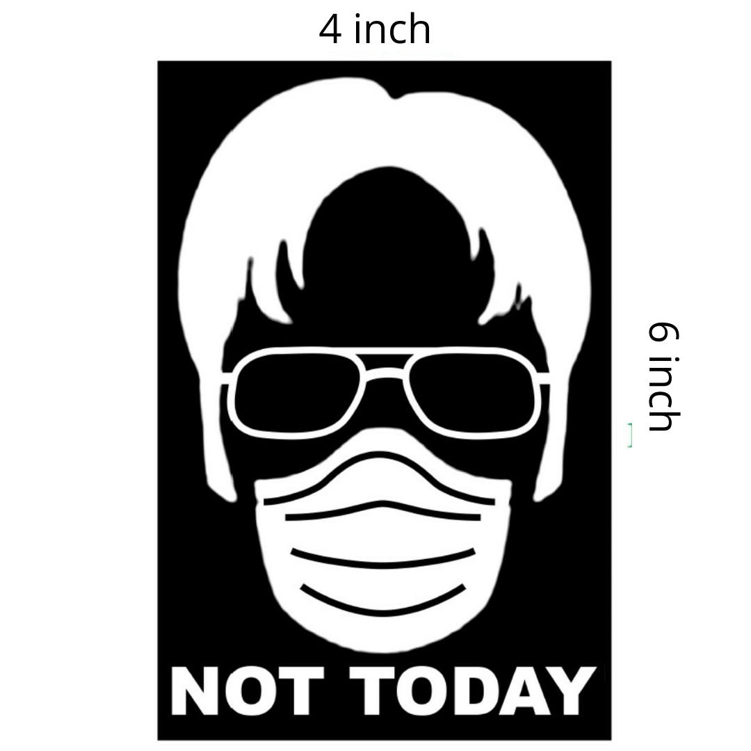 Estikers para Carro Coche Calcomanias Autos Carros Mask Face Mascara