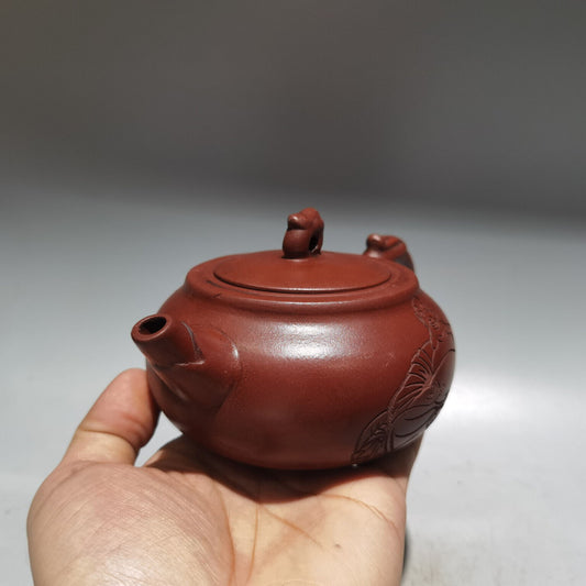 Chinese Yixing Zisha Clay Handmade Exquisite Teapot (龙壶 底款:顾景舟)