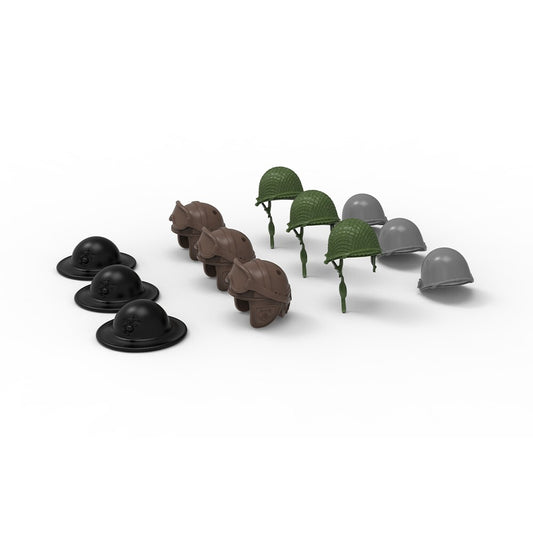 Yao's Studio LY48231 1/48 Model Upgrade Parts US Helmet 12pcs