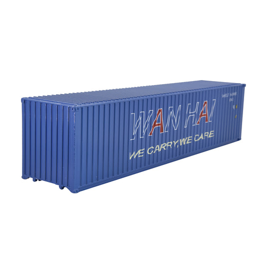 1:50 WAN HAI 40GP Metal Shipping Container Model Toy Home Office Decor Gift
