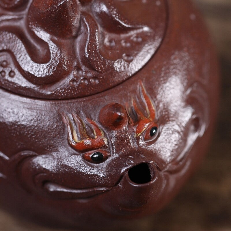 Handmade Tea Pot Real Yixing Zisha Purple Grit Pot Chinese Original Ore Zini Pot