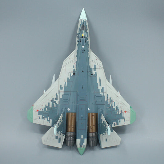 1:72 28CM Terebo SU-57 Stealth Fighter Airplane Diecast Military Aircraft Model