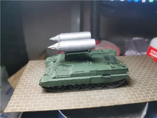 Homemade 1/72 BTR T S8 Rocket Gun Tank Finished Model Static Ornament Toys