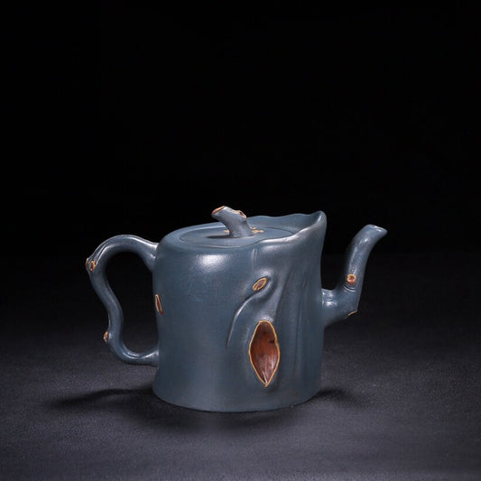 China Old Yixing Clay Teapot Handmade Dark Fragrance Pots Purple Sand Teapot 802