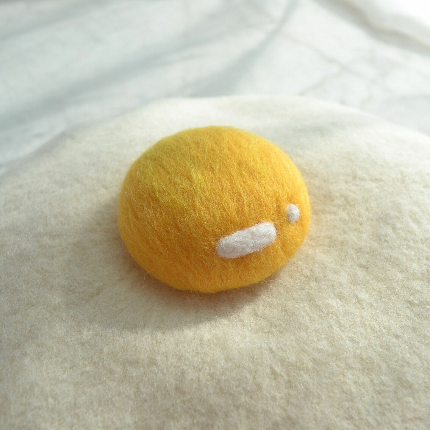 Poached Egg Beret Soft Wool Handmade Creative Hat Cap Women One size 52-58CM 1PC