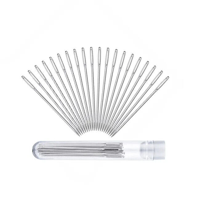 9-20Pcs Leather Sewing Needles Awl Shoe Repair Stitching Tool Sewing Accessories