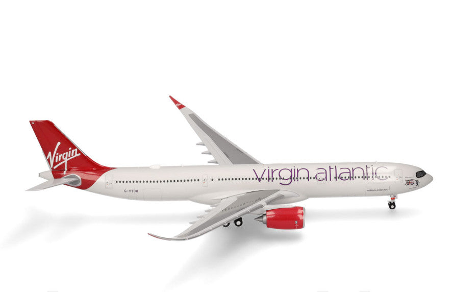 1:200 32CM Herpa Virgin Atlantic AIRBUS A330-900neo Airplane ABS Plastic Model