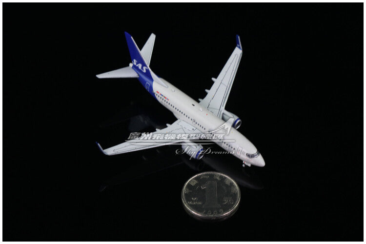 1:400 GeminiJets SAS BOEING B737-700W Airplane Diecast Plane Aircraft Model
