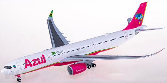 1:200 32CM Herpa Azul AIRBUS A330-900neo Passenger Airplane ABS Plastic Model