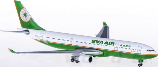 1:500 Hogan EVA AIR AIRBUS A330-200 Passenger Airplane Diecast Aircraft Model