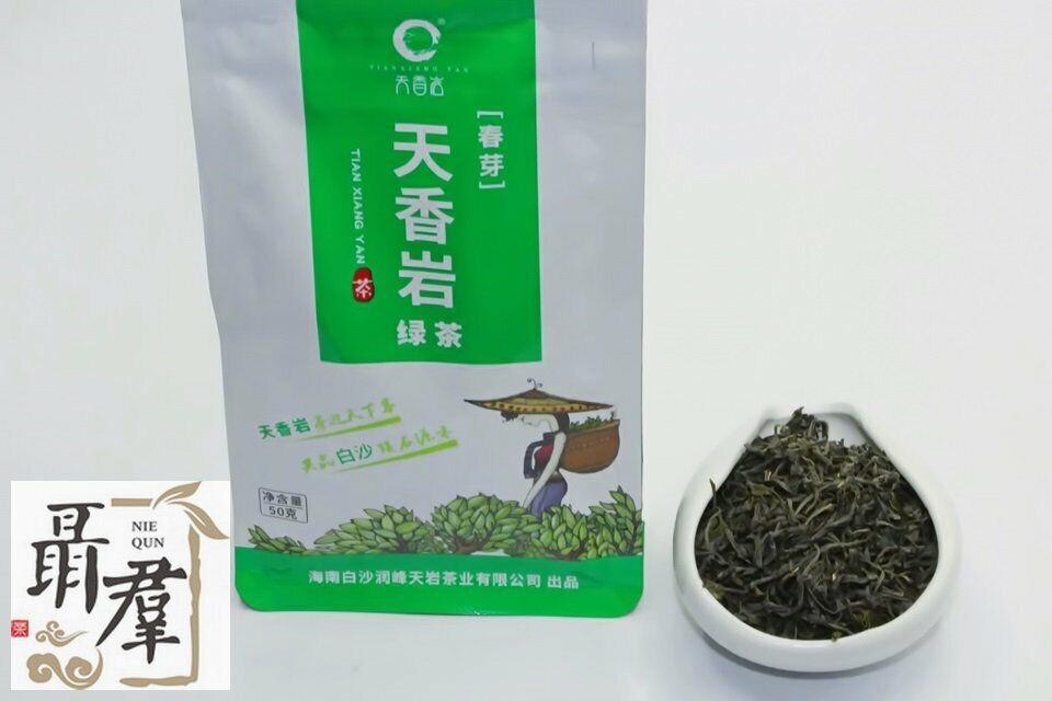 2023 Chinese green tea from the Hainan island Baisha region - unique tea - 100g
