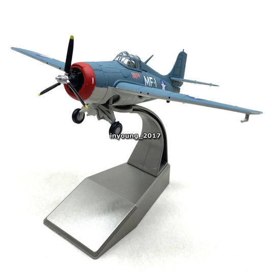 1/72 1937 Grumman F4F Wildcat USA Fighter Model Diecast Military Plane Model