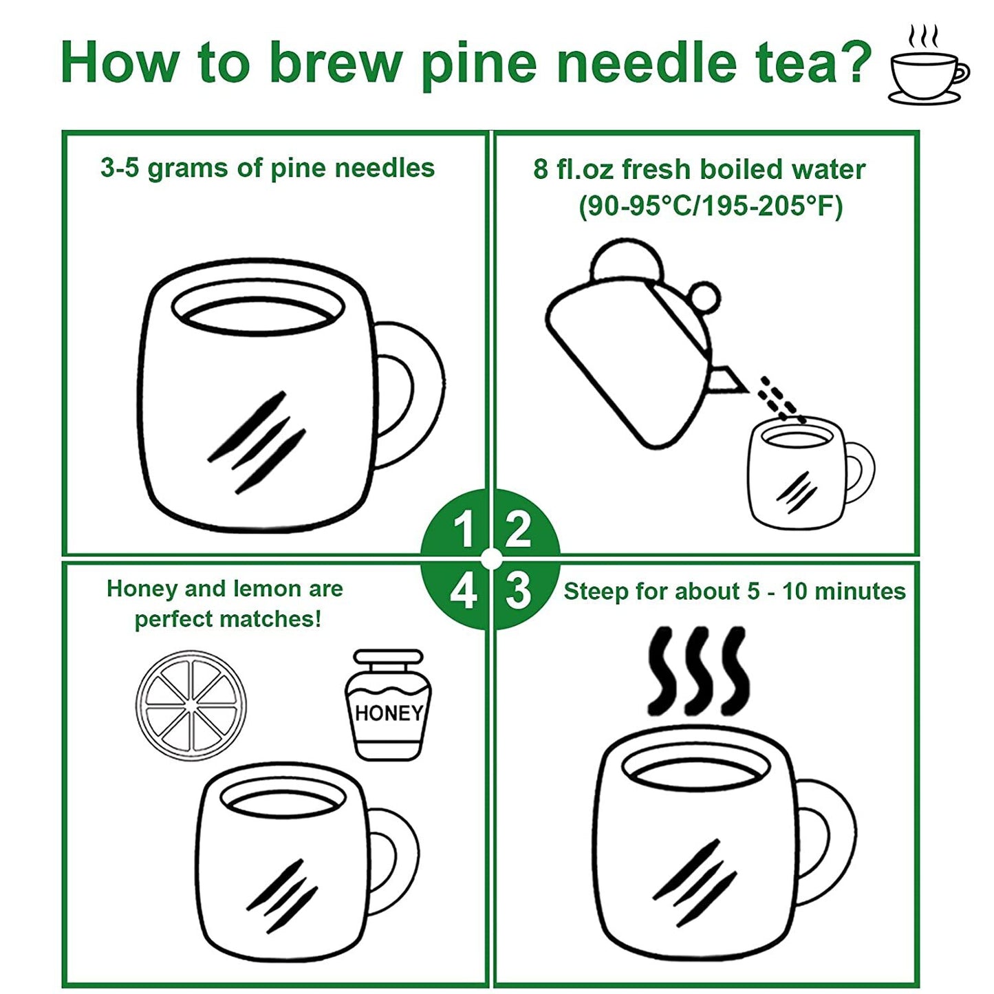 200g/7.05oz Premium Red Pine Needles Herbal Tea Dried Pine Needle Tea