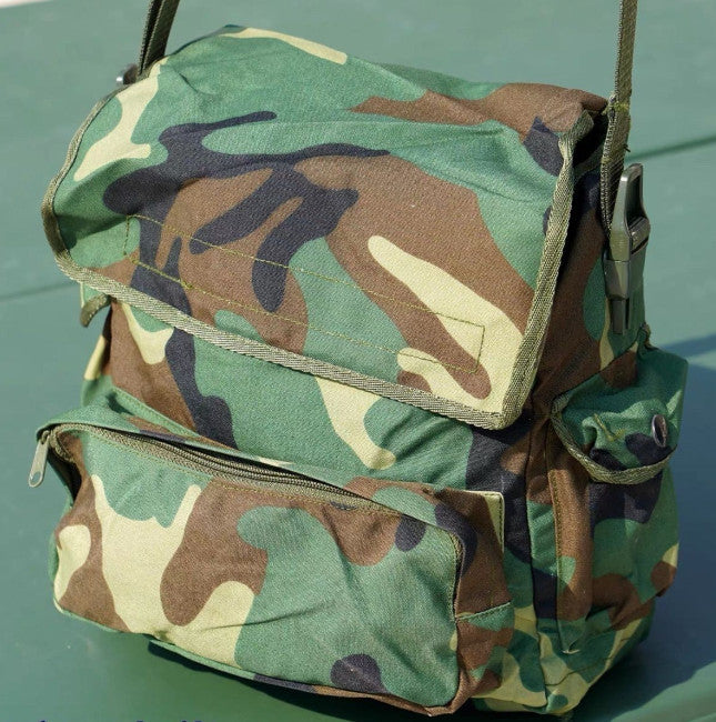 Chinese Army Type 91 Training Bag Military Issue PLA Shoulder Bag Backpack Old
