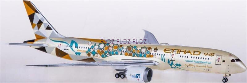 for JC Wings for Etihad Airways for Boeing 787-9 Dreamliner A6-BLI 1:400 Model