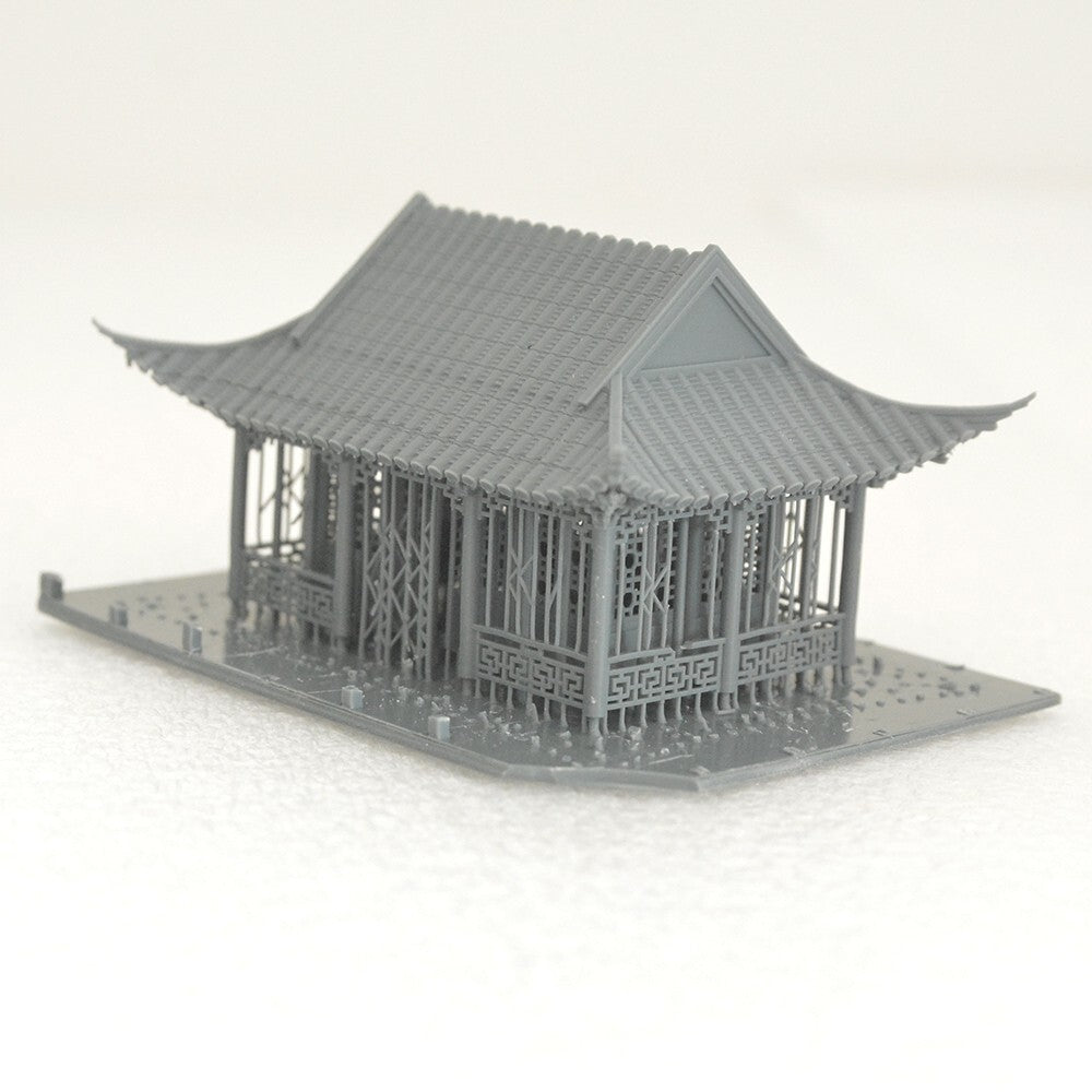 1/144 Chinese Style Landscape Garden Ancient House Miniature Factory LYT144065