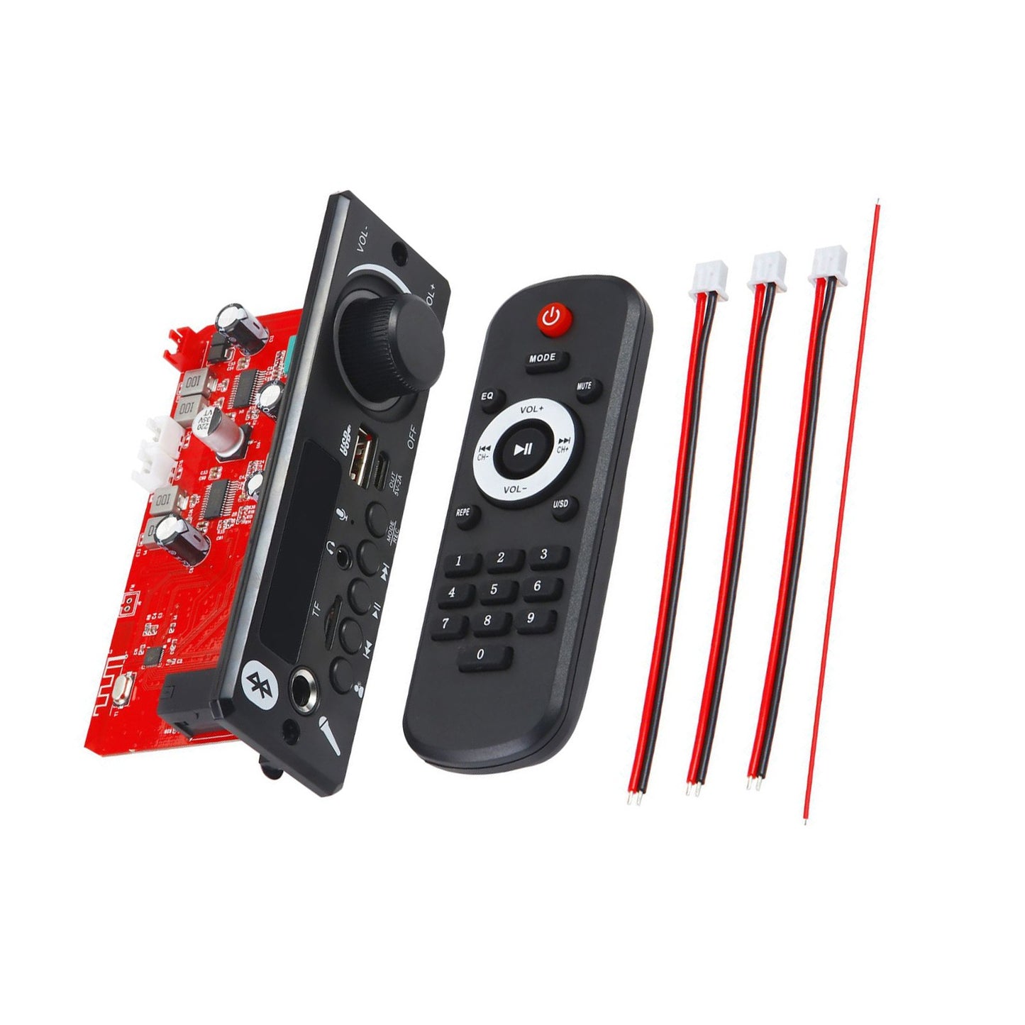Multi-function MP3 Decoder Kit 160W Audio Amplifier Tool Bluetooth 5.0 DC12V