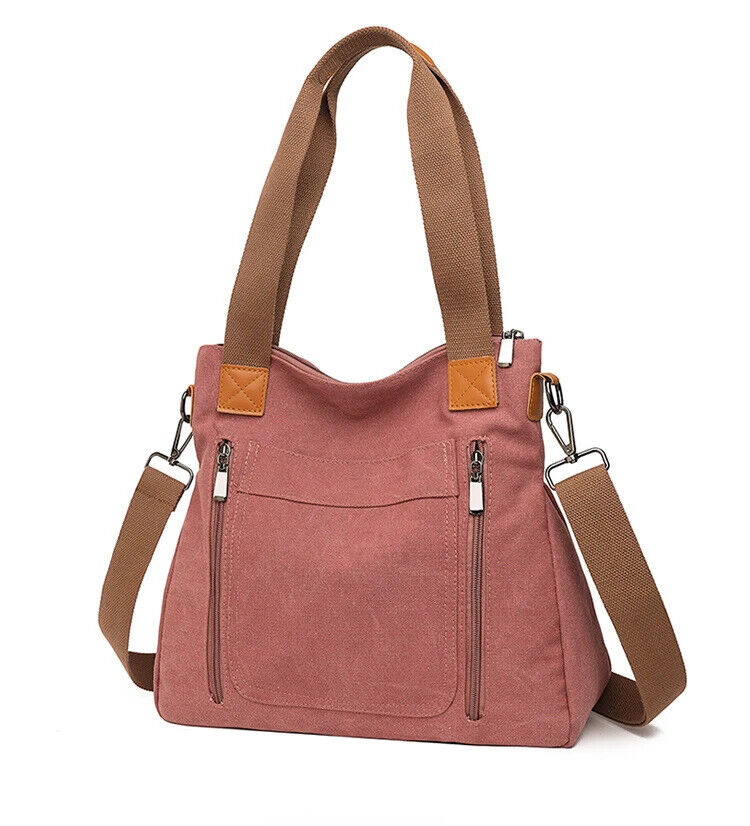 Women's Canvas Shoulder Bag Outdoor Shoulder Bag Women's Commuting Shoulder Bag