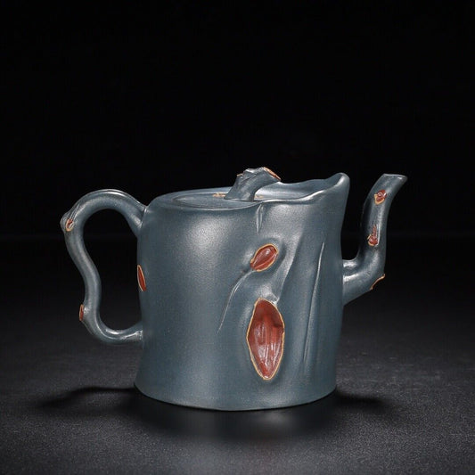 Chinese Yixing Zisha Clay Handmade Exquisite Teapot(树桩 底款:蒋蓉)