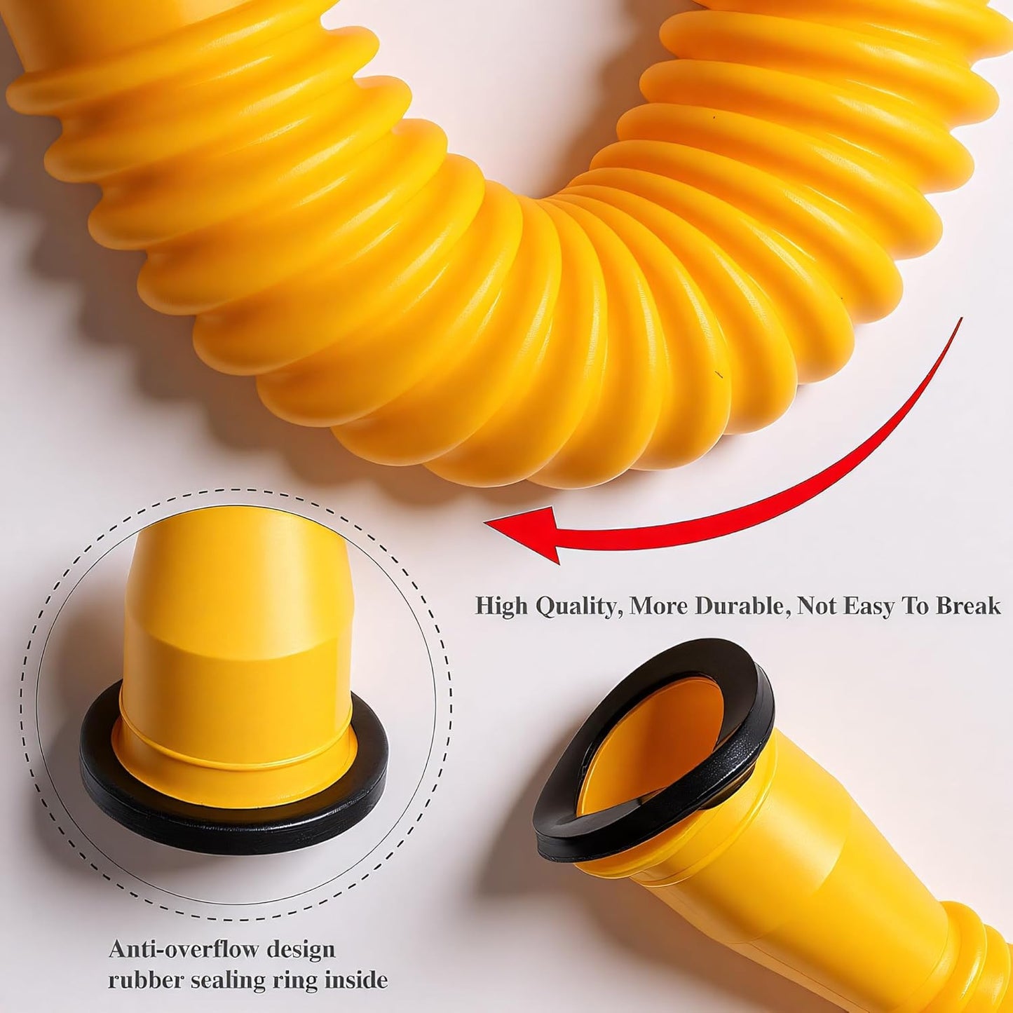 Replacement Gas Can Spout Nozzle Vent Kit for Plastic Gas Cans Old Style Cap