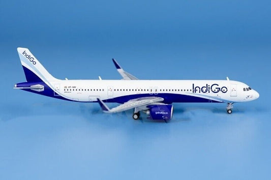 1:400 JC Wings IndiGo AIRBUS A321neo Passenger Airplane Diecast Aircraft Model