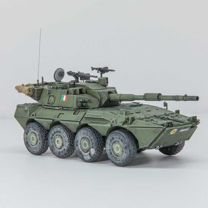 1:72 AM Italian Centauro Tank Destroyer Wheel Resin Diecast Military Armor Model