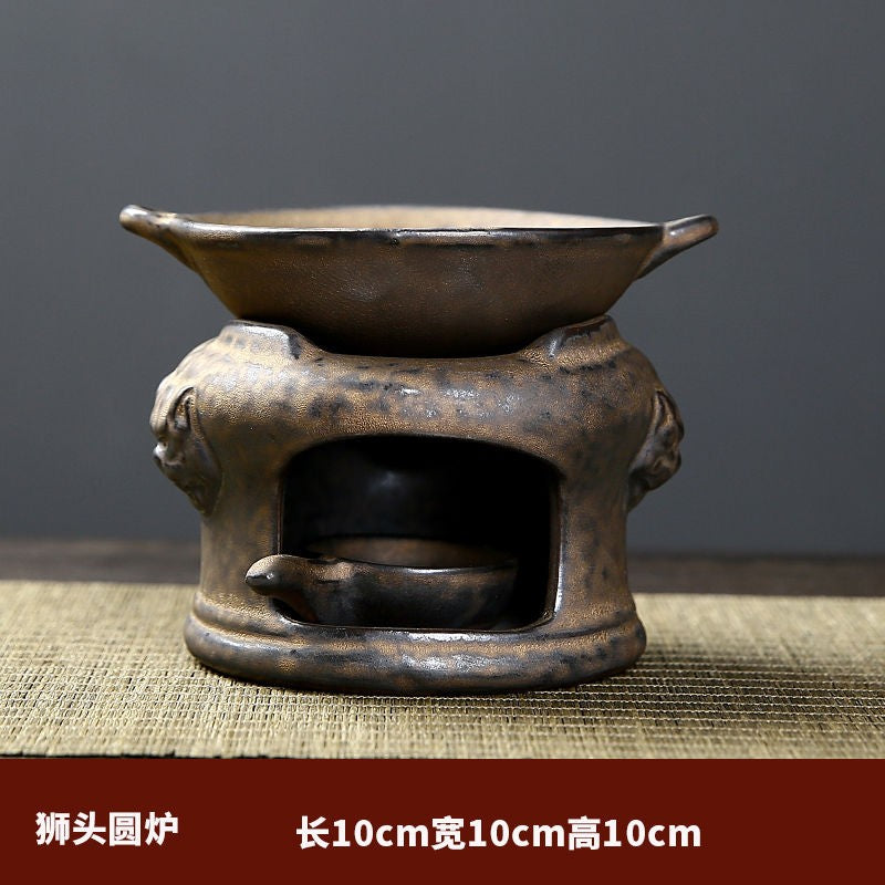 Coarse Pottery Tea Oven Incense Burner Tea Awakening Ceramic Incense Burner