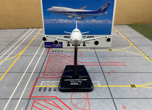 1:500 Hogan ANA BOEING 747-400 Passenger Plane Airplane Diecast Aircraft Model