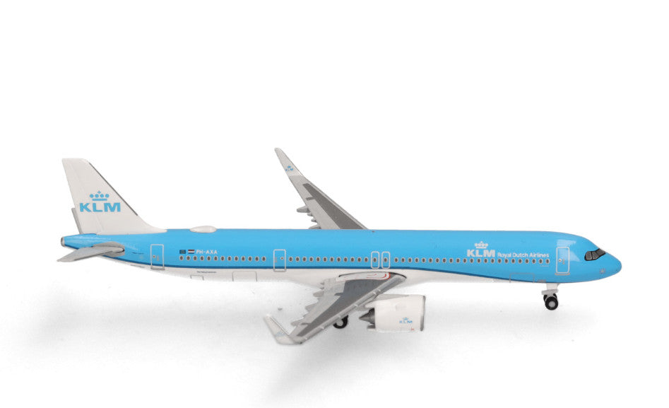 1:500 Herpa KLM AIRBUS A321neo Passenger Aircraft Plane Diecast Airplane Model