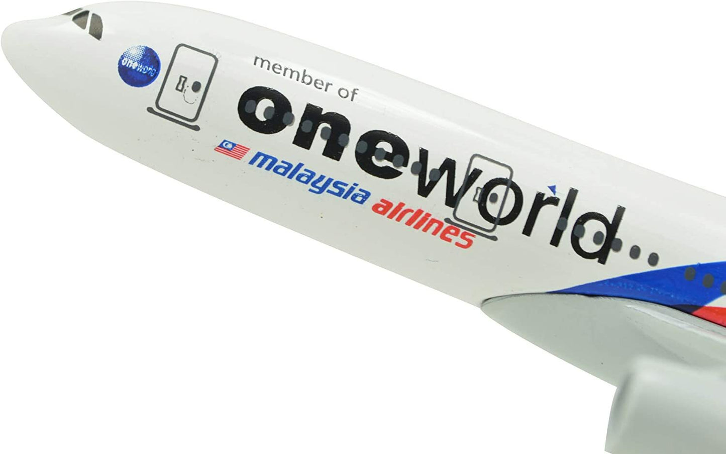 1:400 16cm Malaysia Airlines Airbus A330 ONE World Metal Airplane Mode Diecast