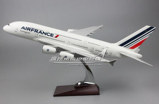 45CM AIR FRANCE AIRBUS A380 F-HPJC Passenger Airplane Resin Aircraft Plane Model